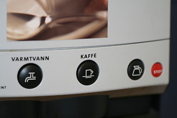 Image showing kaffemaskin