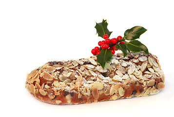 Image showing Stollen Christmas Cake