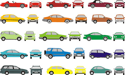 Image showing Color cars