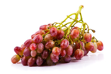 Image showing Grapes isolated on white background