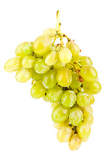 Image showing Green grapes isolated on white background