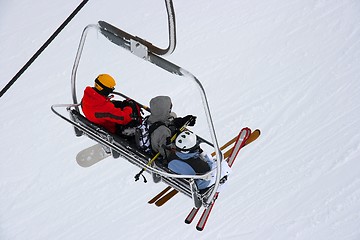 Image showing Ski lift