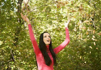 Image showing happy woman