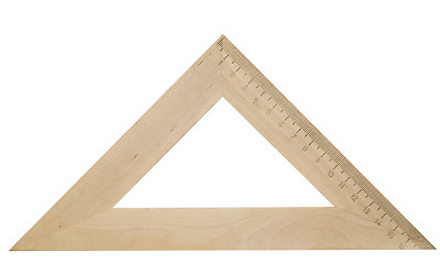 Image showing wooden ruler