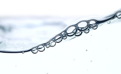 Image showing wave and bubbles