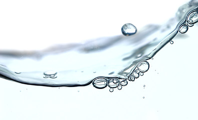 Image showing wave and bubbles