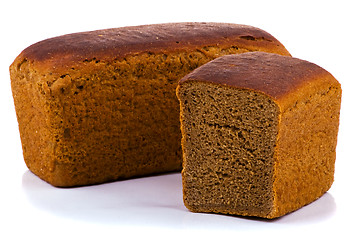 Image showing Bread on white background