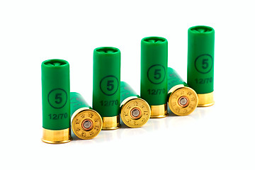 Image showing Hunting cartridges for shotgun 12 caliber