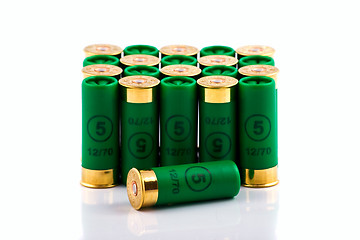 Image showing Hunting cartridges for shotgun 12 caliber