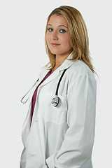 Image showing Pretty blond doctor