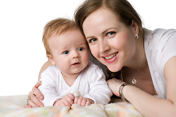 Image showing mum with toddler