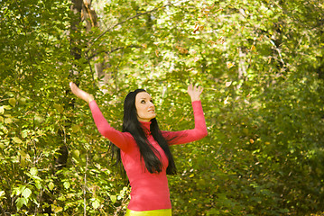 Image showing happy woman