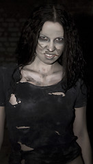 Image showing scary woman