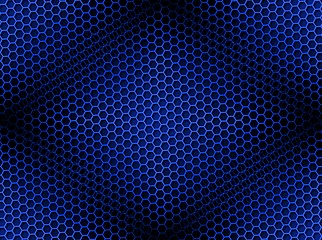 Image showing Honeycomb Background Seamless Blue