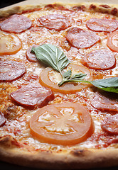 Image showing Pepperoni pizza