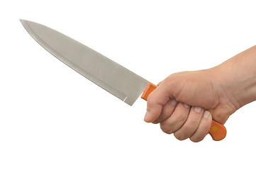 Image showing Hand with Knife