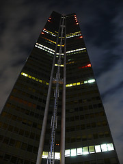 Image showing skyscraper in the night
