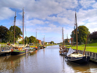 Image showing historic ships