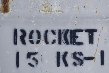 Image showing Rocket container