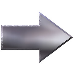 Image showing 3D Carved Silver Arrow