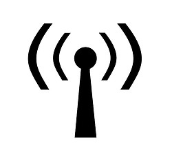 Image showing Wireless Hot Spot sign