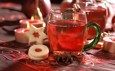 Image showing Hot drink for Christmas