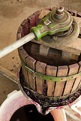 Image showing wine press