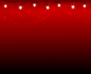 Image showing Lamps on red background