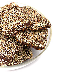 Image showing cookies with sesame seeds