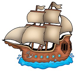 Image showing Old ship
