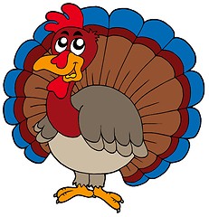 Image showing Cartoon turkey