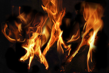 Image showing fire background