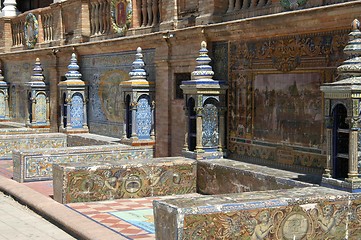 Image showing Seville - Plaza d'Espana