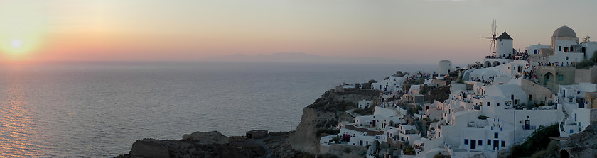 Image showing Oia sunset