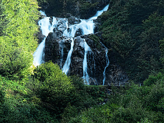 Image showing Mountain cascade