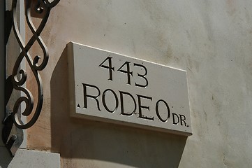 Image showing Rodeo Drive