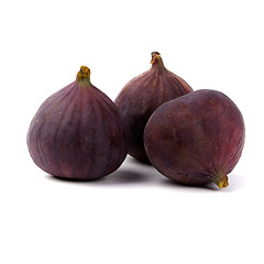 Image showing three fresh figs