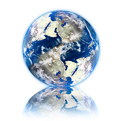 Image showing 3d Earth planet