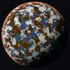 Image showing Orange planet