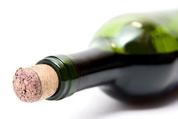 Image showing bottle of red  wine