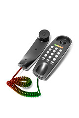 Image showing Calling phone