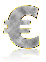 Image showing Bling Euro Symbol