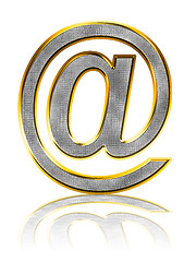 Image showing bling e-mail symbol