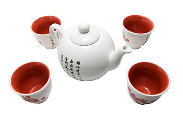 Image showing Tea-things in asian style