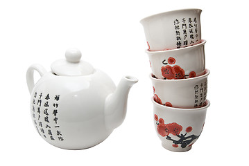 Image showing Tea-things in asian style