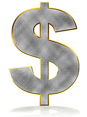 Image showing Bling Dollar Symbol