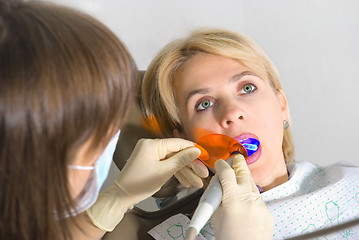 Image showing At the dentist