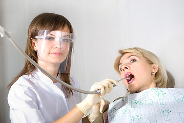 Image showing At the dentist