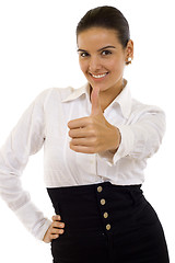 Image showing picture of happy successful businesswoman