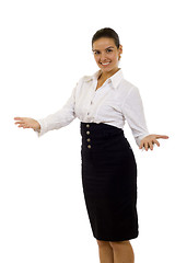 Image showing Friendly smiling businesswoman